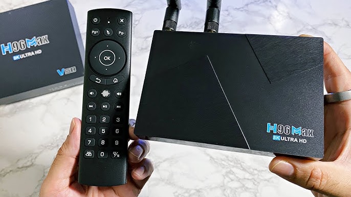 D&LE Android 13.0 TV Box, 2023 Upgrade H96 Max Boitier Smart TV