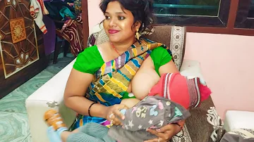 breast feeding video meri pyari beti ki,kitna khus he meri beti.🤱🍼🙏