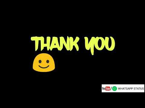 Thank youwhatsapp StatusMusic India1