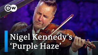 Nigel Kennedy plays a barnstorming version of Jimi Hendrix’s “Purple Haze”