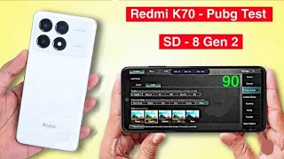 Redmi K70 BGMI Graphics Test || Redmi K70 PUBG Test Graphics