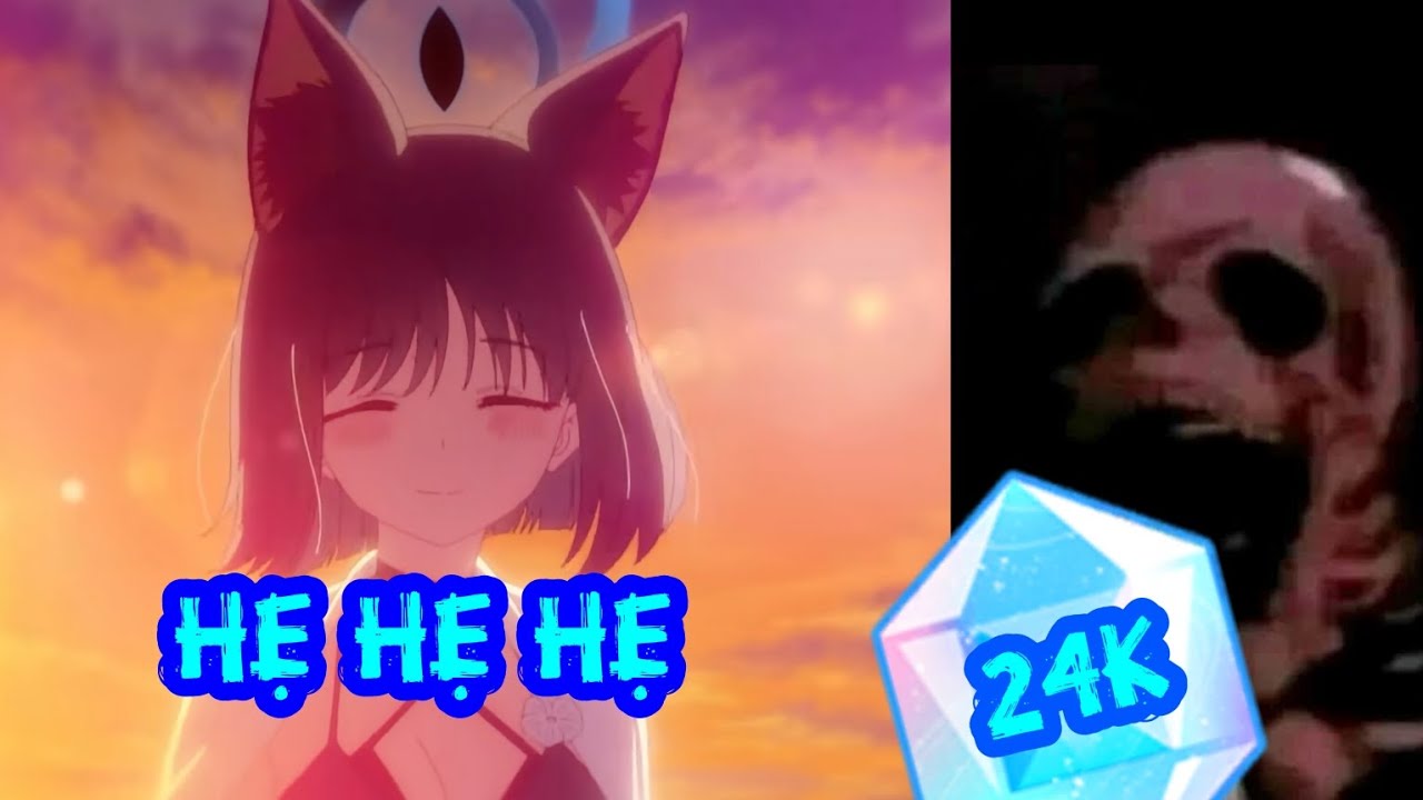 [Blue Archive] Roll Banner Bé Mèo Áo Tắm | Đôi Khi Hên Quá Cũng Không Tốt Hẹ Hẹ Hẹ