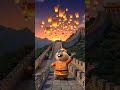 CAPI EL EXPLORADOR LA MURALLA DE CHINA SHORT #festivalfaroles #faroles #china