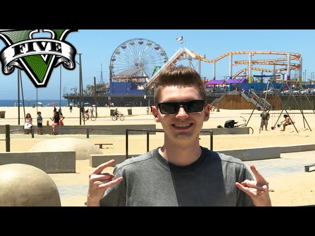 GTA VIDA REAL - O PIER de SANTA MONICA! (LOS ANGELES) 