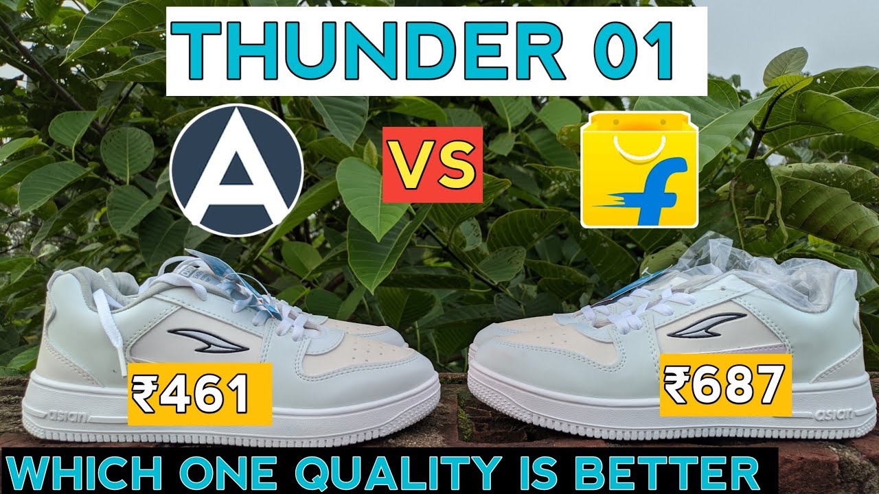 ASIAN THUNDER 01 COLOUR CHANGING SNEAKER // AJIO VS FLIPKART WHICH ONE IS CHEAP