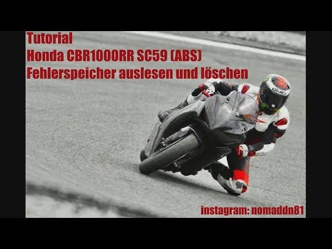 CBR1000RR SC59 - Anleitung (Tutorial): Fehlerspeicher auslesen / löschen