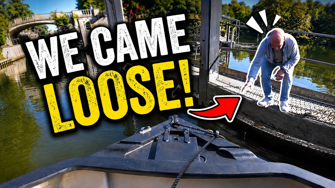 Our Widebeam Broke Free on the Thames! 220