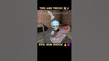 evil nun granny vs trolling face 😈⚡ tips and tricks ☠️#granny #shorts #trollface #tricks