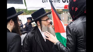 Rabbi protesting Israeli Parade in New York City
On June 4, 2023, Rabbi Dovid Feldman from Neturei Karta International speaking at a demonstration protesting the annual Salute to Israel Parade in Manhattan, New York City. Rabbi protesting Israeli Parade in New York City