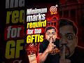 😱 Marks Needed for Top GFTIs in JEE! #jee #jeemains #jee2026 #jeeexam #iitjee #gfti #shorts
