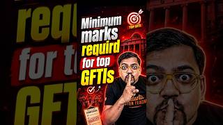 😱 Marks Needed for Top GFTIs in JEE! #jee #jeemains #jee2026 #jeeexam #iitjee #gfti #shorts