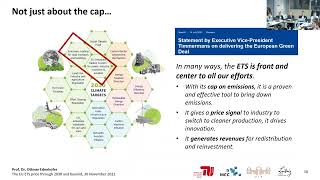 The EU-ETS price through 2030 and beyond: A closer look at drivers, models and assumptions - Webinar