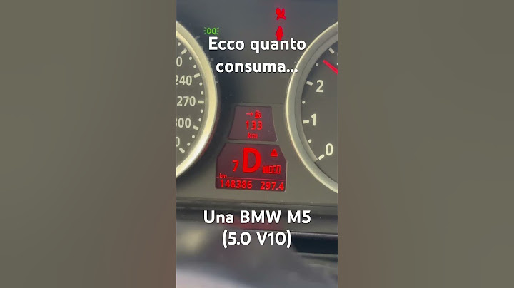 ECCO QUANTO CONSUMA LA MIA BMW M5 🥲 #passionemotori #auto #bmw #m5 #v10