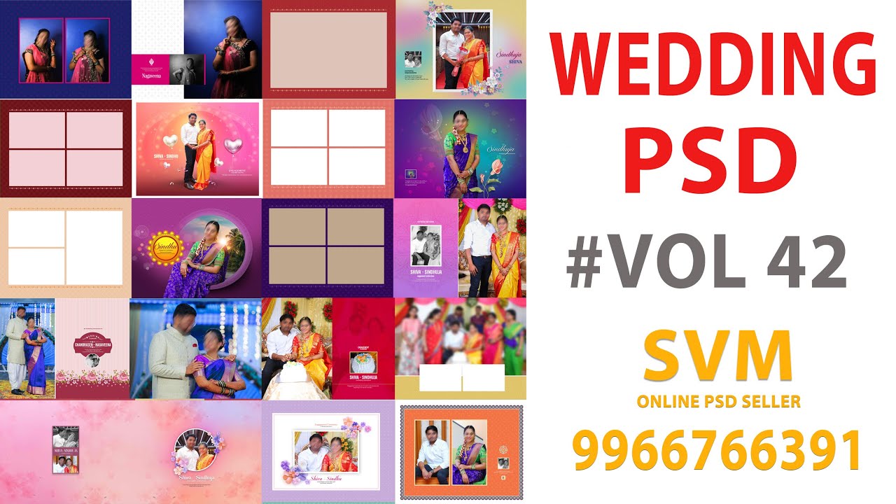 Wedding Album Design full project PSD Wedding PSD Template Download 2022 