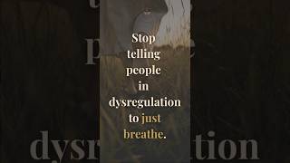What Nervous System Dysregulation Actually Feels Like #Shorts