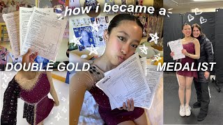 I PASSED MY SENIOR FREESKATE ⭐⛸ | a week of figure skating, what i did differently for success