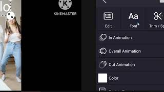 How To Change Text Font Style On Videos In KineMaster