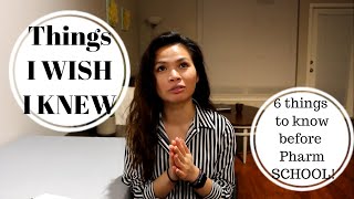 what i wish i know before pharmacy school. 6 things I wish I knew before going to pharmacy school