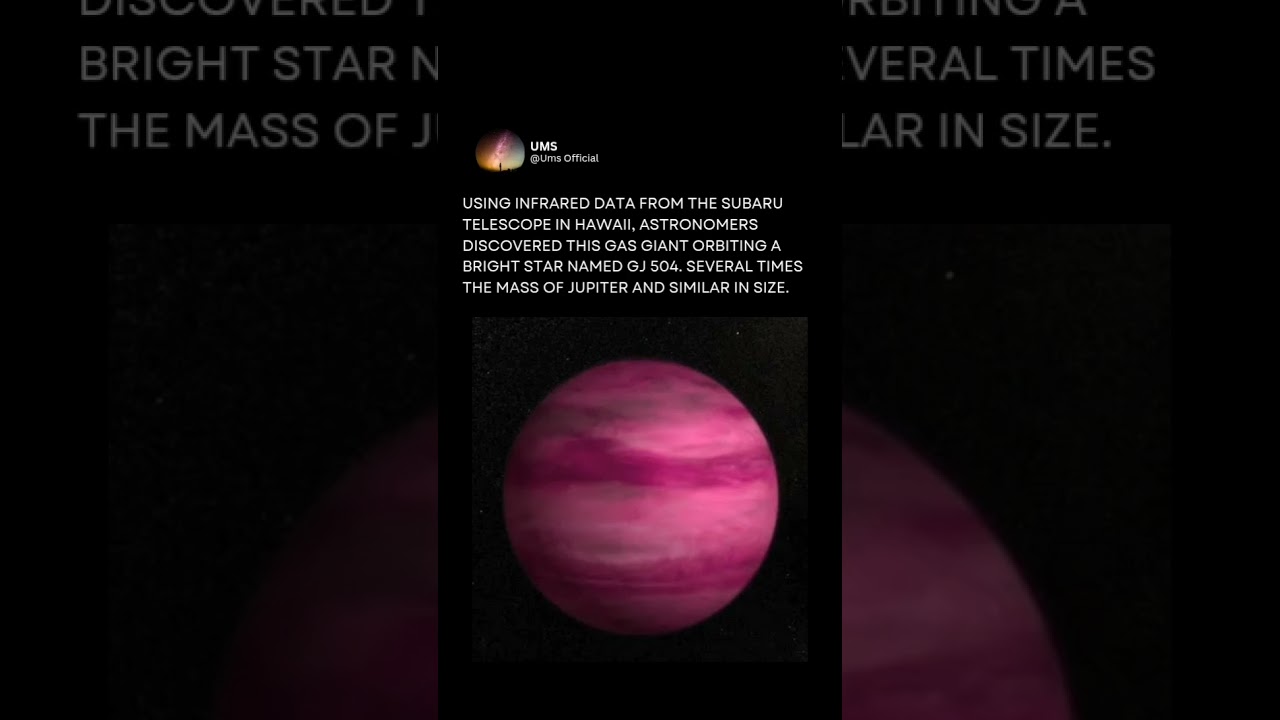 🔴 This Gas Giant Is Pretty in Pink 