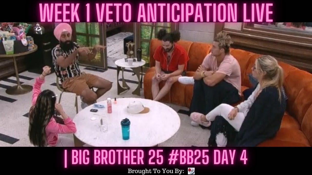 Week 1 Veto Anticipation Live! | Big Brother 25 #BB25 Day 4
