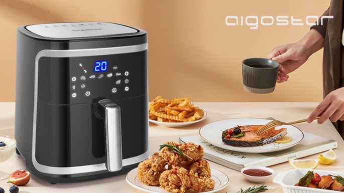 Aigostar Cube Smart 30XQF - Smart Airfryer - Friteuse à air chaud - 7L -  Airfryer via