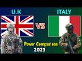 Uk vs italy military power comparison 2023  italy vs united kingdom military comparison 2023