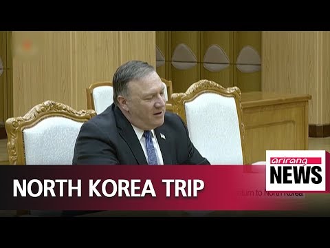 U.S. Secretary of State Mike Pompeo 'very happy' to return to North Korea