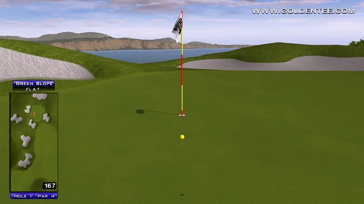 Golden Tee Great Shot on Pine Coast!