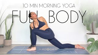 10 Min Morning Yoga Full Body Stretch (DAY 1)