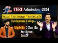 Teri admission 2024  indian top energy  sustainable development college   prime9 education