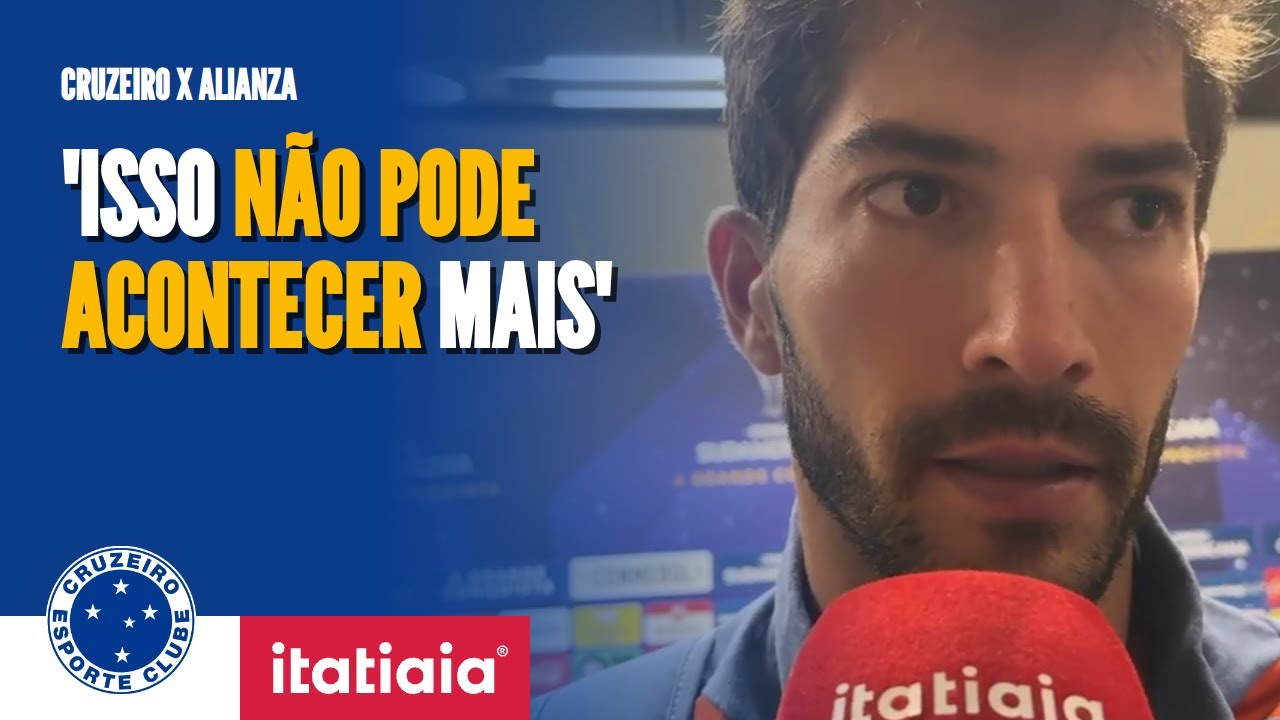 LUCAS SILVA LAMENTA EMPATE E EXPLICA O FRACO SEGUNDO TEMPO DO CRUZEIRO