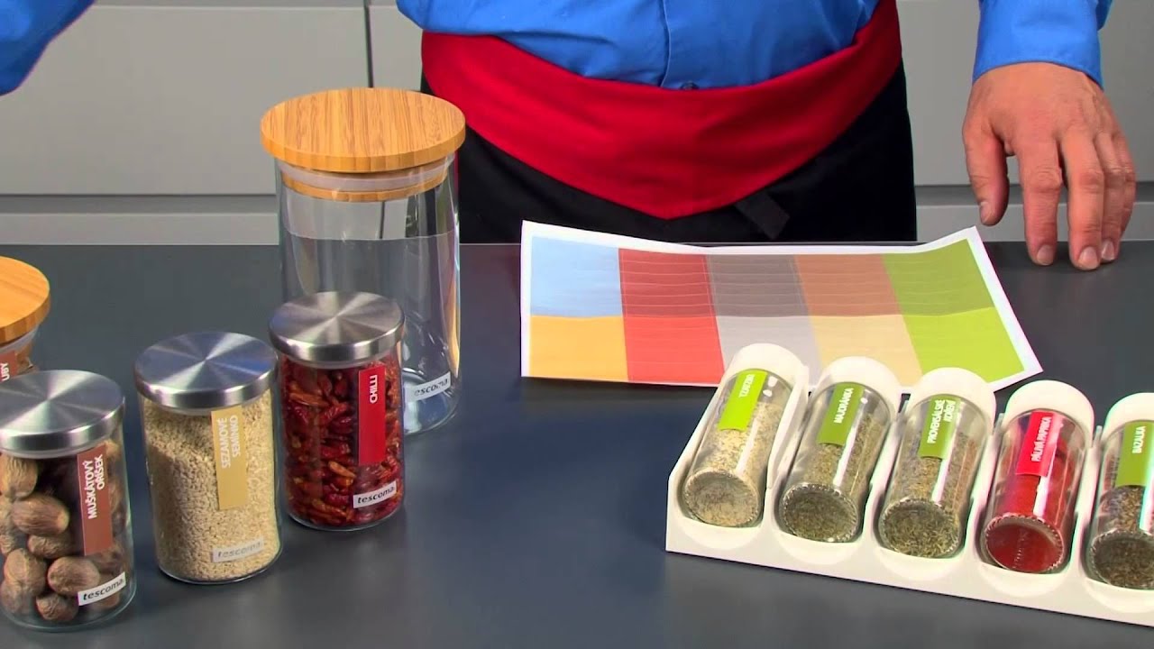 Self adhesive kitchen labels 4FOOD, 4 sheets YouTube