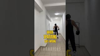 When sparring goes wrong 🥊💀 #sparing #boxing #boxer #muaythai #mma