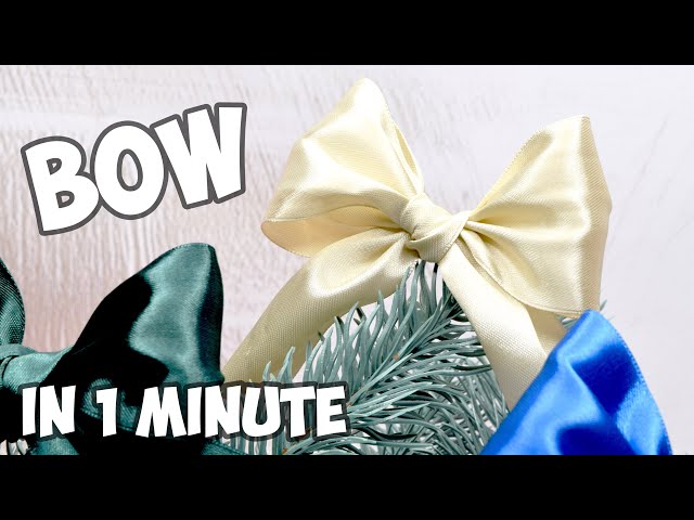 So Cute🤩!! DIY Satin Ribbon Bows🎀 Easy trick- Ribbon Bows 