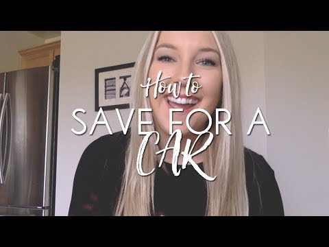 How to save for a new car