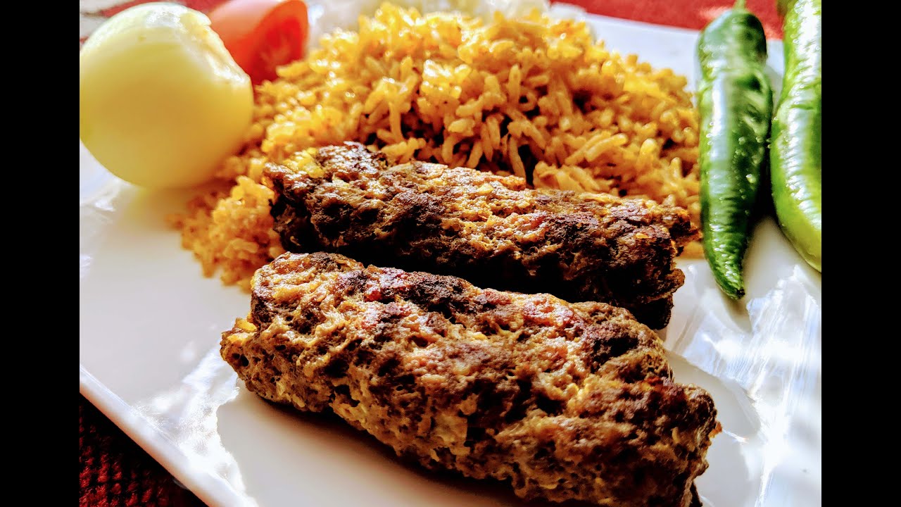 Koobideh Kabab . Famous Iranian Kabab Recipe . Iranian Koobideh Kebab