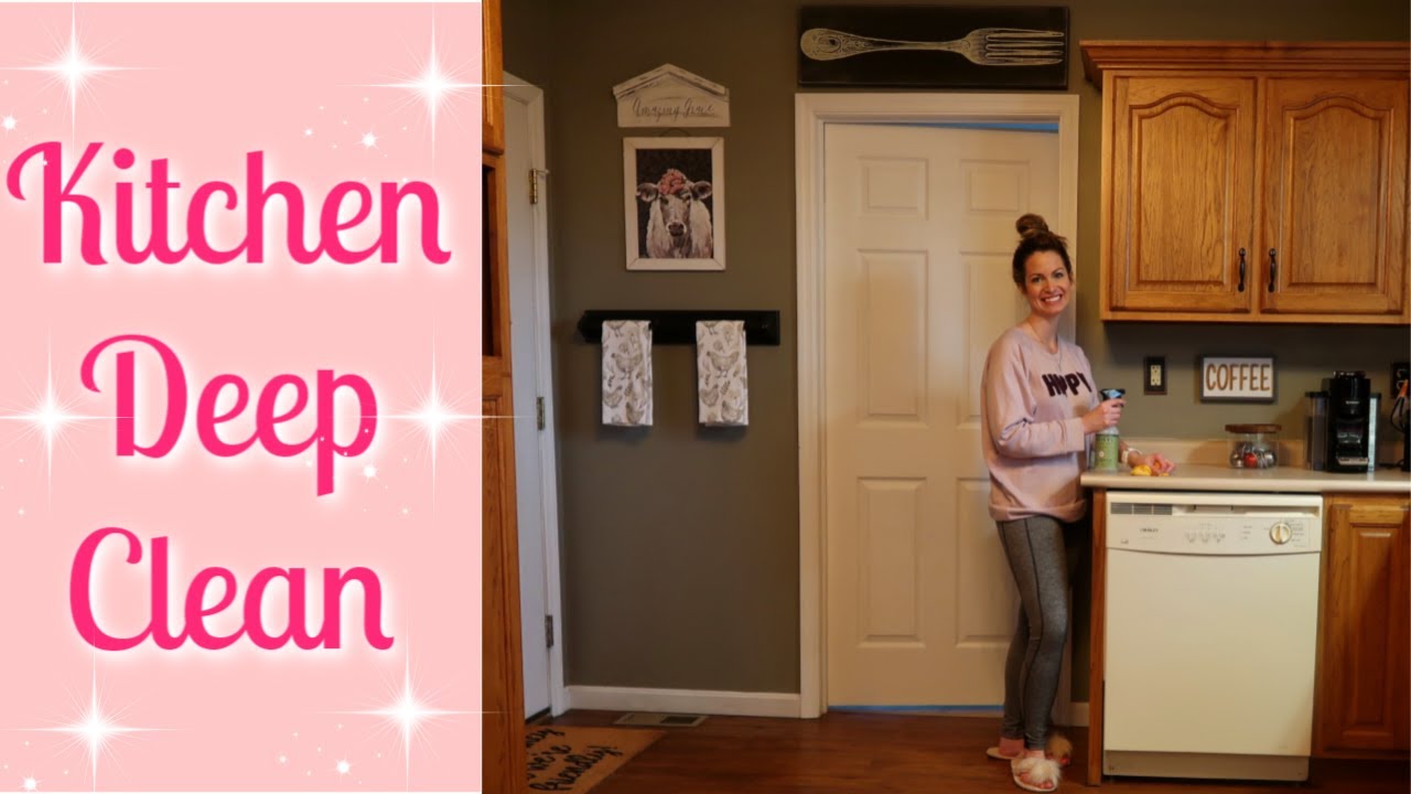 EXTREME CLEAN WITH ME | KITCHEN DEEP CLEAN | SPRING CLEANING | BRIANA ...