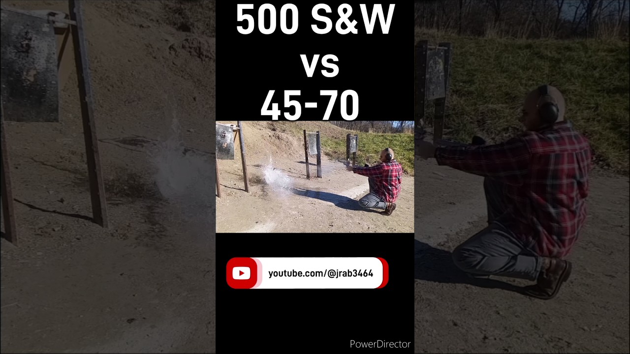 500-s-w-vs-45-70-handcannon-vs-shorts-youtube