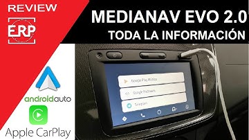 MediaNav  EVOLUTION 2.0 Dacia Renault. Android Auto / Apple CarPlay. Review / Prueba / Test.