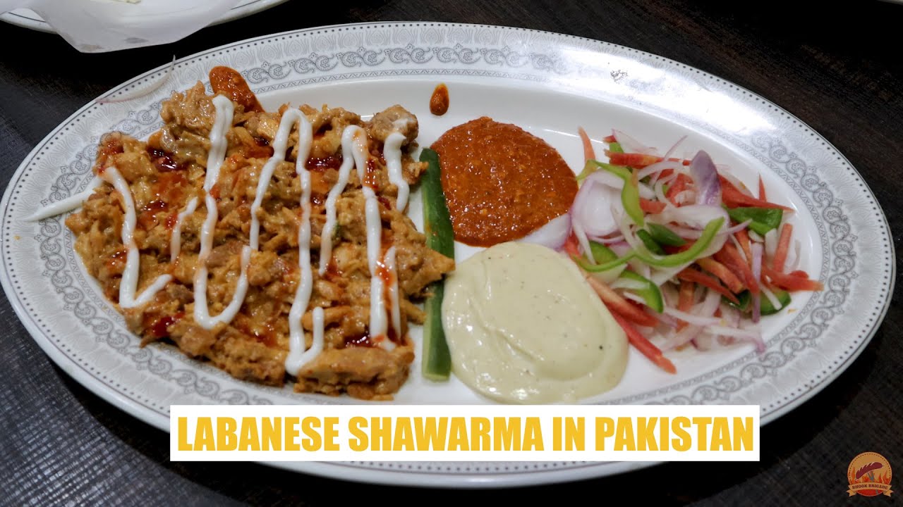 Lebnani Shawarma Arabic Food Lebanese Shawarma Platter Peshawar