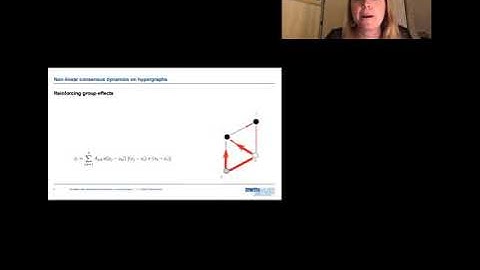 Leonie Neuhäuser: Consensus dynamics on hypergraphs: No higher-order effects without nonlinearity!