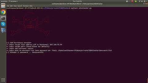 ssh brute force attack