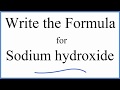 Ionic Compounds and Hydroxide Ions