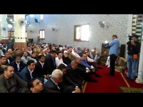 محافظ الجيزه يفتتح مسجد الحاج عويس غريب بقرية القبابات باطفيح مع مواطني اطفيح