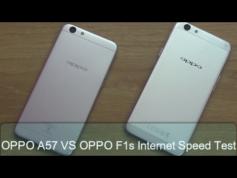 OPPO A57 vs OPPO F1s Internet Speed Test !! Winner !!