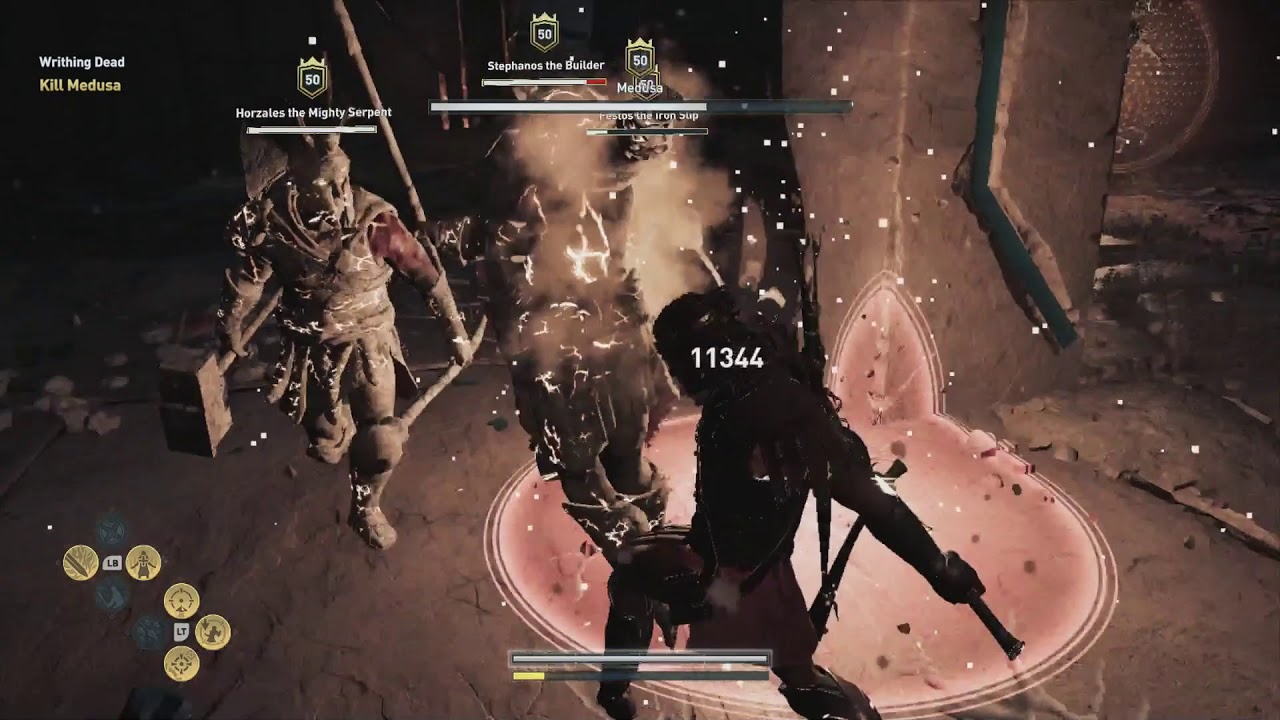 Assassins Creed Odyssey Writhing Dread Medusa Youtube
