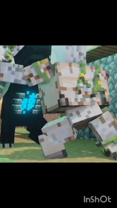[Minecraft | iron golem vs warden]