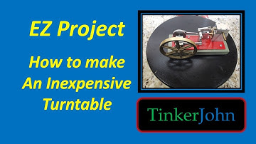 How to DIY Inexpensive Turntable  - EZ Project