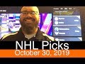 NHL Hockey Picks - YouTube