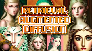 High Resolution Text to Image with Retrieval Augmented Diffusion!